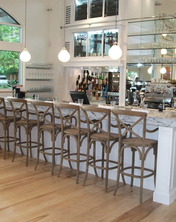 Local restaurant countertops remodel bar installed by InteriorWorx Countertops