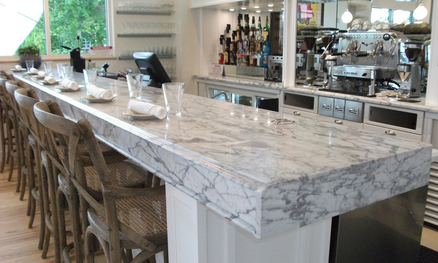 Local Restaurant Countertops Installation InteriorWorx Countertops