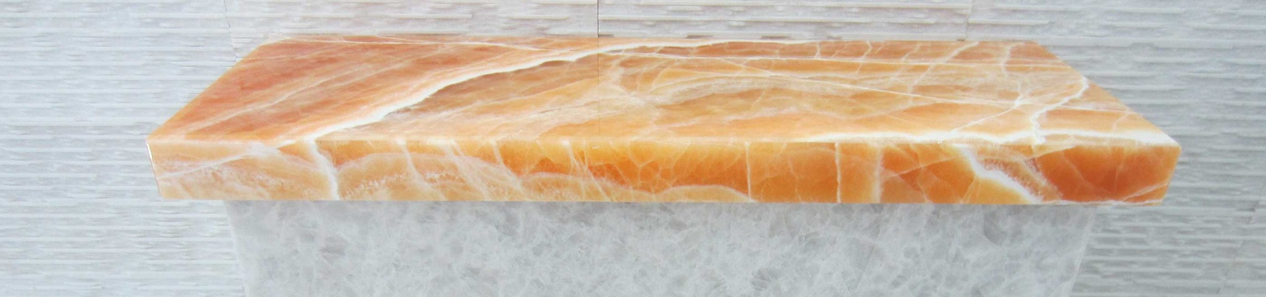 Beautiful material sample from Papa Pita counter renovation