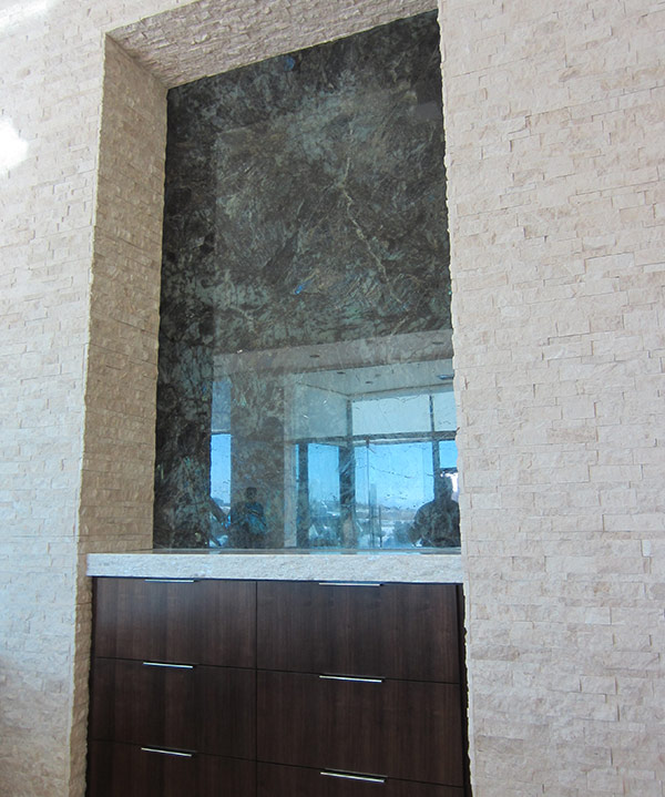 Papa Pita Corporate remodel walls installed by InteriorWorx Countertops